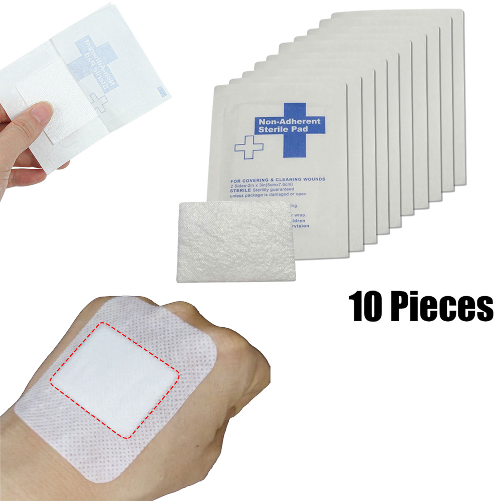 First Aid Kit - 10 Stuks 5*7.5 Cm 100% Katoen