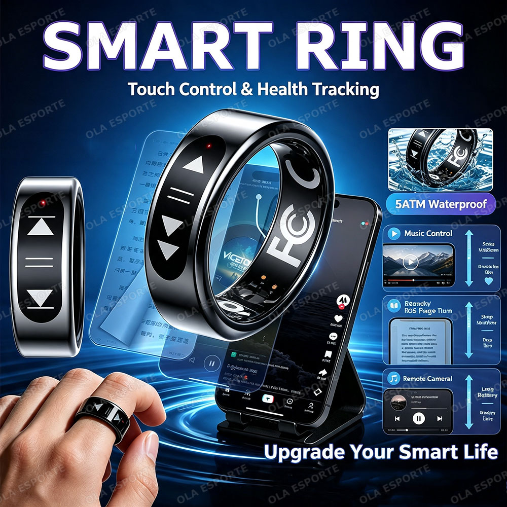 Nieuwe Touch Control Smart Rin - Blood Pressure Monitor recensie en prijs